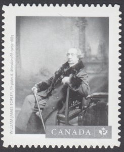 Canada - #3016i  Canadian Photography, Sir John A MacDonald, Die Cut Stamp - MNH