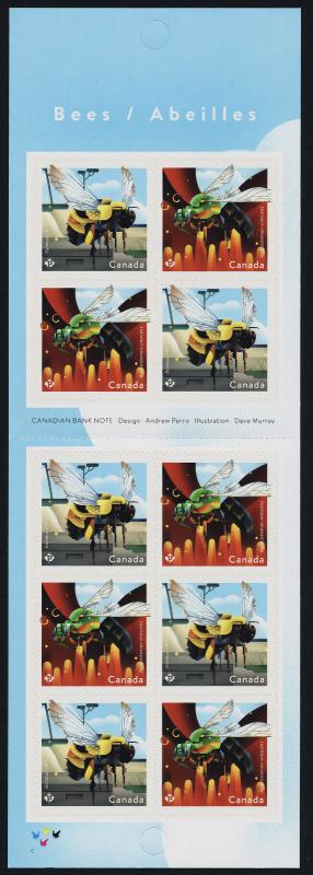 Canada 3100a Booklet MNH Native Bees