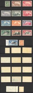 Gibraltar SG121/31 KGVI Set of 14 U/M Cat 180  pounds