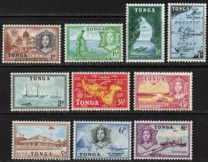 Tonga Sc #100-109 Mint Hinged
