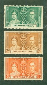 TRINIDAD & TOBAGO 47-49 MH R CV $1.00 BIN $0.50