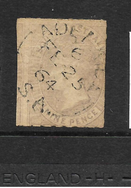 SOUTH AUSTRALIA 1860-69  9d     QV       SG 34