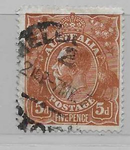 Australia 36 5d KGV single Used