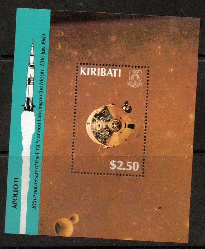 KIRIBATI SGMS309 1989 MAN LANDING ON THE MOON MNH