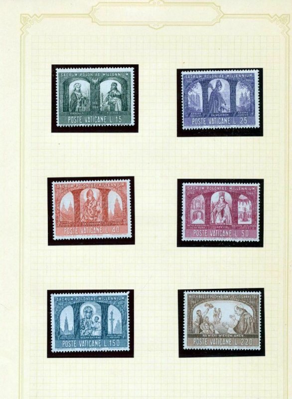 VATICAN 1960s/70s Religion Art MNH MH Collection(Apx 90+Items)(Top 709)