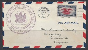 USA C23 on First Flight with Cachet