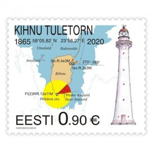 Estonia Estland 2020 Lighthouse Kihnu stamp MNH