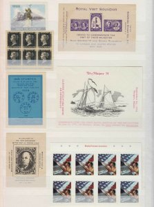 WORLDWIDE 1900-80 CINDERELLA COLLECTION OF 166 STAMPS & 4 SOUVENIR SHEETS MINT+