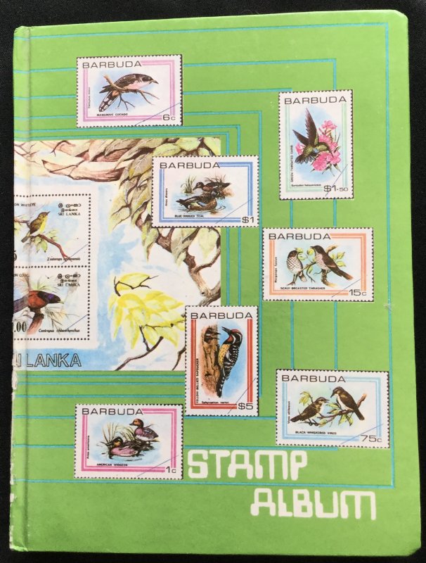 Barbuda 8 page Stock Book/Stamp Album