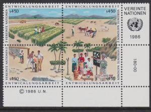 61a United Nations Vienna 1986 UN Development Program MNH