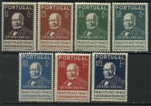 Portugal 1940 Rowland Hill complete set mint o.g. hinged