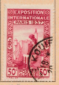 FRENCH COLONY ALGERIA 1936-37 50c Used Stamp A29P26F33180-