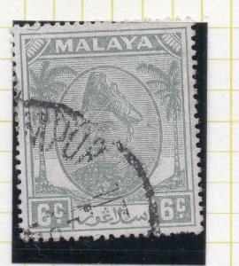 Selangor Malaysia 1949 Early Issue Fine Used 6c. 107698