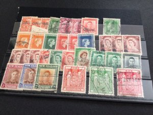 New Zealand vintage mounted mint or used stamps Ref 63082