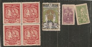 Lithuania Charity labels    MNH & Used
