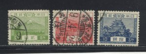 Japan 194-6 Used cgs (2