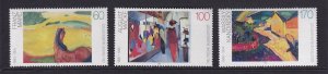 Germany  #1750-1752   MNH   1992   paintings