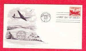 #C33 Air Mail- Artmaster Cachet ABA