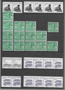 US 1059 coil MNH plus more, f-vf see desc. 2020 CV$23.50