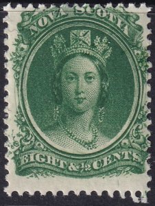 Nova Scotia 1860 Sc 11a MNH** whitish paper