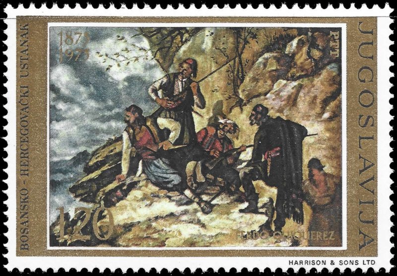 Yugoslavia #1262  MNH - Bosnian & Herzegovinian Uprising Cent. (1975)