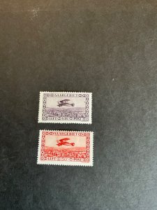 Stamps Saar Scott #C1-2  hinged