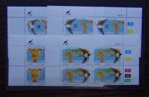 Ciskei 1984 Migratory Birds set in block x 4 MNH  