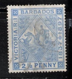 BARBADOS Scott # 84 Used