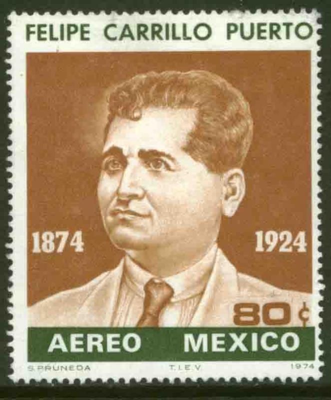 MEXICO C435 Birth Centenary of Felipe Carrillo Puerto MNH