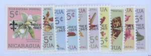 Nicaragua, Scott #843-832, MNH,complete set