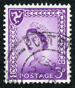 IOM SG2a 3d Deep Lilac on Chalky Paper Fine used cat from 6.50 pounds