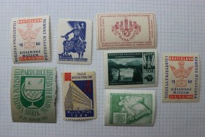 Czechoslovakia Czech Republic Philatelic Exhibition lot PRAGA Stamp label ad