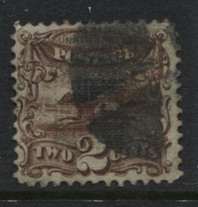 USA 1869 2 cents brown Post Horse used