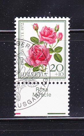 Switzerland B411 U Flowers, Roses