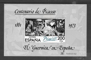 SPAIN - CLEARANCE SALE! #2252 ART-PICASSO-GUERNICA S/S MNH