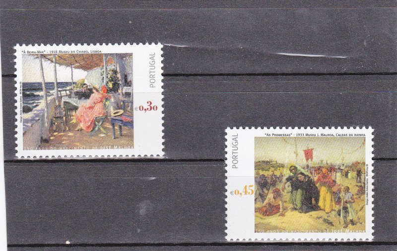 PORTUGAL SET 150th BIRTH JOSE MALHOA  (2005) MNH