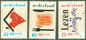 NETHERLANDS B647-9 MNH CV $3.65 BIN $2.00