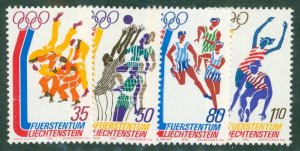 Liechtenstein 591-4 MNH CV $2.35 BIN $1.25