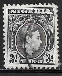Nigeria 67: 3d King George VI, used, F-VF