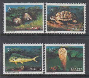 Malta 563-566 Marine Life MNH VF