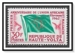 Upper Volta #106 Union Issue MHR