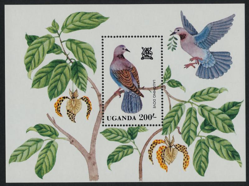 Uganda 350 MNH Birds, Laughing Dove