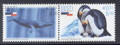 Estonia Sc 555 2006 Antarctic Wildlife stamp  NH