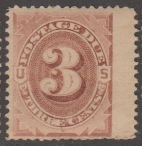 U.S. Scott #J3 Postage Due Stamp - Mint Single