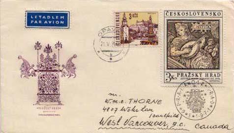 Czechoslovakia, Airmail, Music