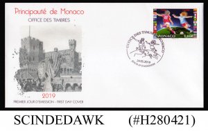 MONACO - 2019 WOMEN'S WORLD FOOTBALL CHAMPIONSHIP / SPORTS FIRST DAY COVER