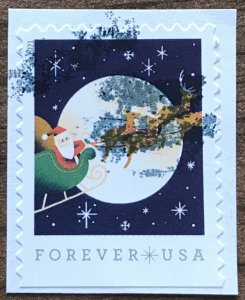 US #5647 Used Booklet Single OP Christmas Visit from Santa