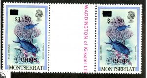 613 BCX Monserrat 1989 Scott # O-97 mnh** (Offers welcome)