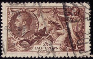 Great Britain Sc #173 Used Britannia Rules The Waves F-VF Cat. $220.00