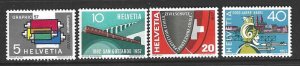 Switzerland 359-362 Type I MNH SCV:$4.00